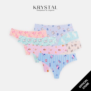 [ẩn] Quần lót su cute lưng vừa in hình họa tiết KRYSTAL NK07 NKQ008