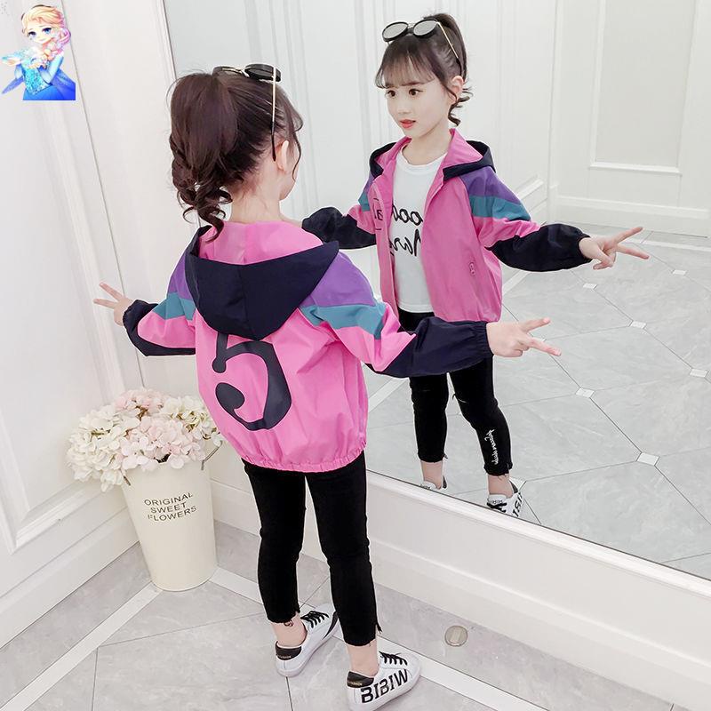 Áo Khoác Mỏng Phong Cách Phương Tây Thời Trang Xuân Thu Năm 2021 Cho Bé Gái