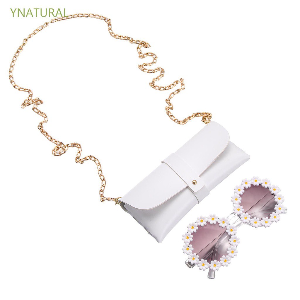 Kính Mát Hình Tròn Chống Tia Uv400 Hình Hoa Cúc Nhiều Màu Sắc Dành Cho Nữ