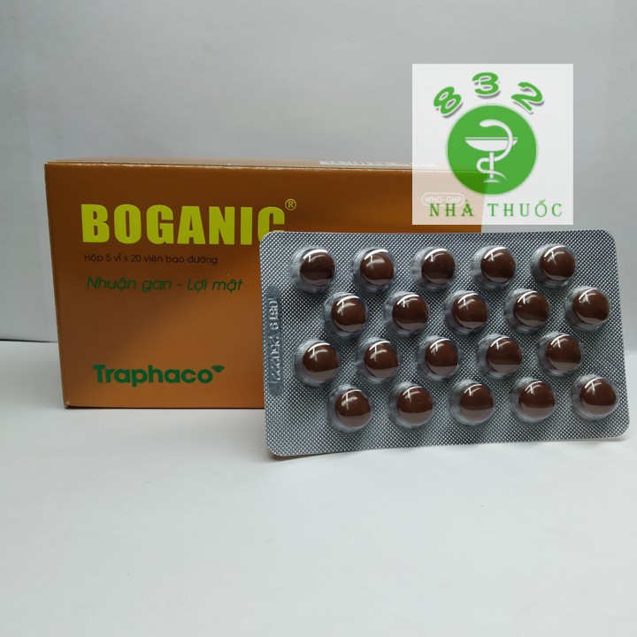 Giải độc gan BOGANIC hộp 100 viên