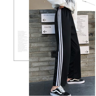 Quần Culottes Nữ - Quần ống rộng 3 sọc UNISEX LE28 | BigBuy360 - bigbuy360.vn