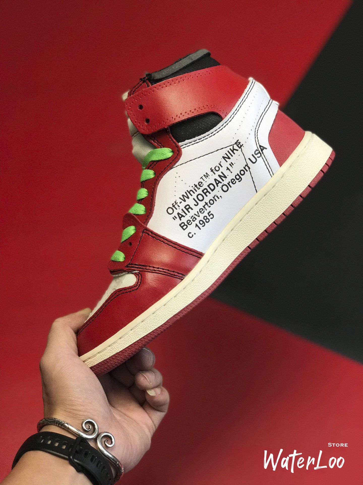 [FREESHIP+HỘP+QUÀ] Giày Thể Thao Sneakers AIR JORDAN 1 OFF WHITE Retro High Chicago đỏ trắng | BigBuy360 - bigbuy360.vn