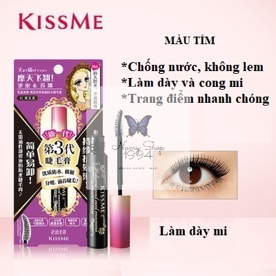 Mascara kiss me hàng auth chống nước dày mi dài mi và tạo mi cong, chuốt mi kiss me niềm tự hào của bạn NMS001 | BigBuy360 - bigbuy360.vn