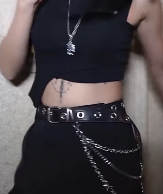 Dây xích đeo quần phong cách đường phố