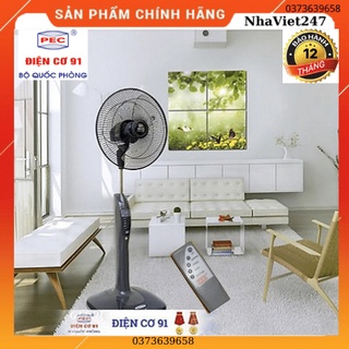 [ Chính hãng-Hỏa tốc ]  Quạt Cây Đứng Điều Khiển Từ Xa-Điện Cơ 91 QĐ-KMA-quạt Bộ Quốc Phòng tốt,rẻ,bền,đẹp bh 12 tháng