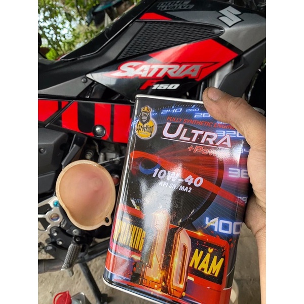 Nhớt Sprayking Ultra 10w40 1L Full tổng hợp dành cho xe máy