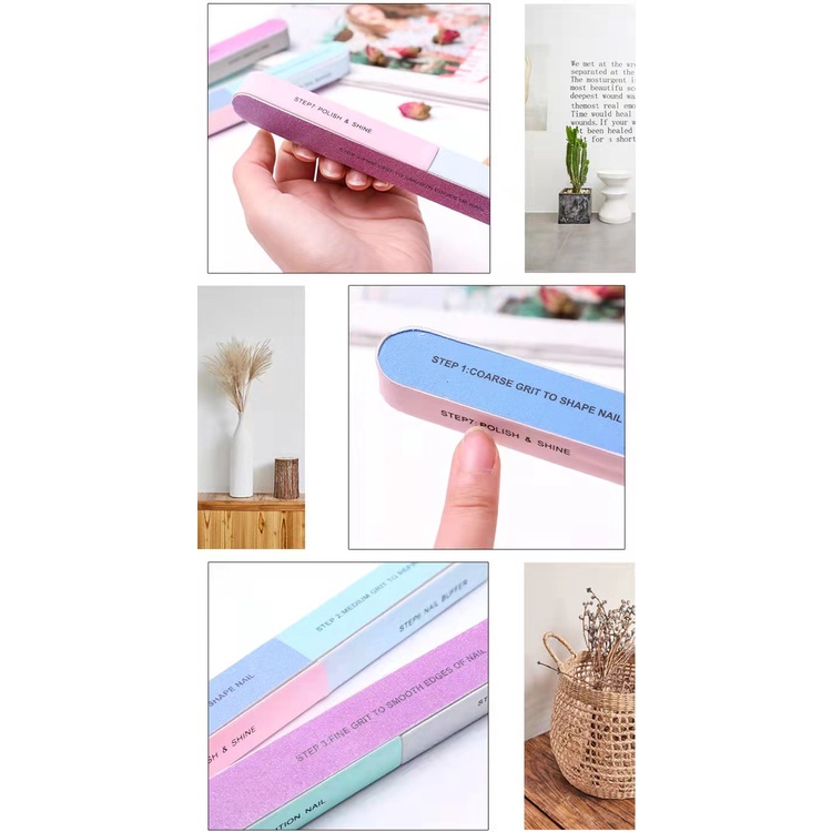 1 Cây Dũa Móng Tay Sáu Mặt Chuyên Nghiệp Sáng Tạo