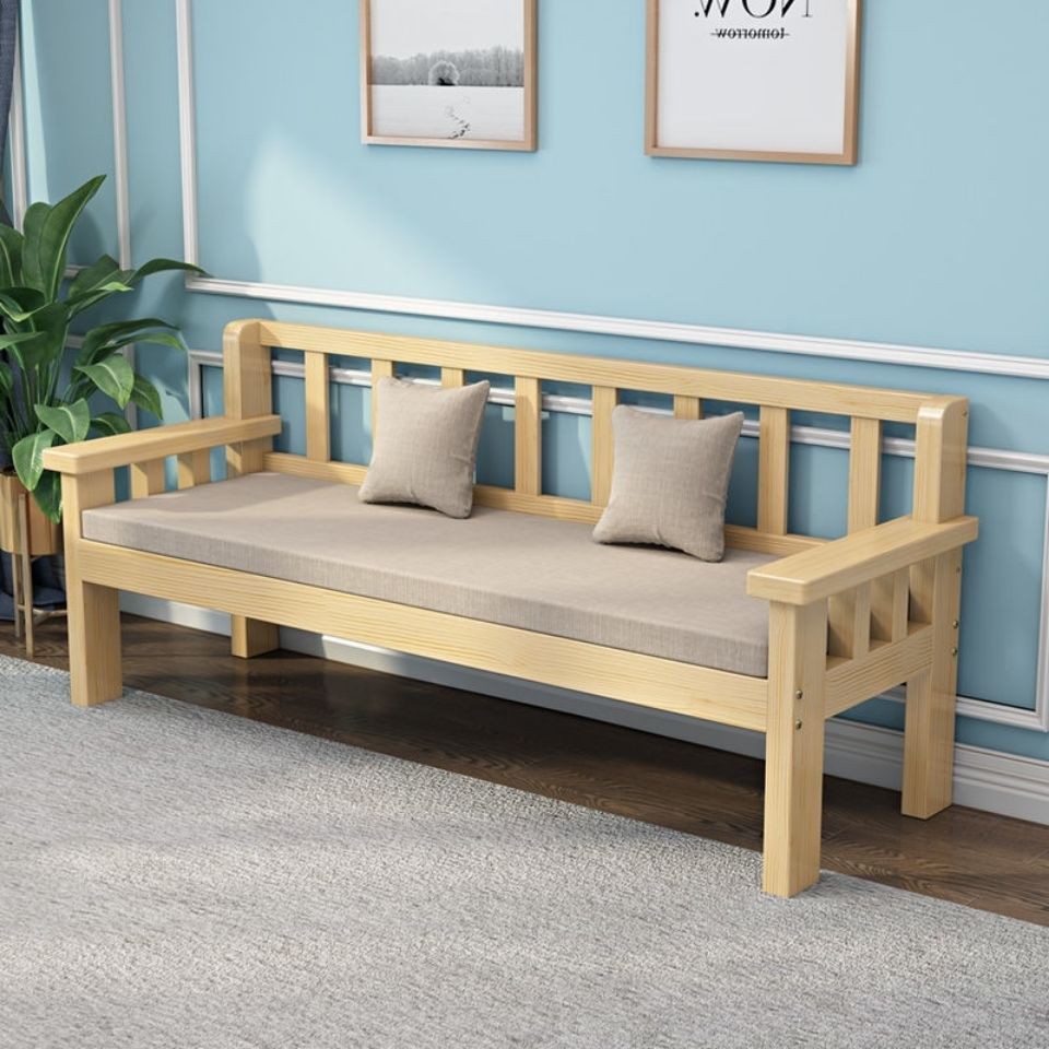 > Tất cả các ghế sofa băng gỗ nguyên khối Kết hợp phòng khách chung cư nhỏ ban công hộ gia đình thư giãn lưng tựa