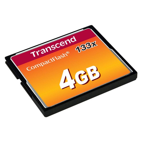 Thẻ nhớ CF Transcend CompactFlash 4GB 133x Speed dùng cho máy ảnh , máy CNC