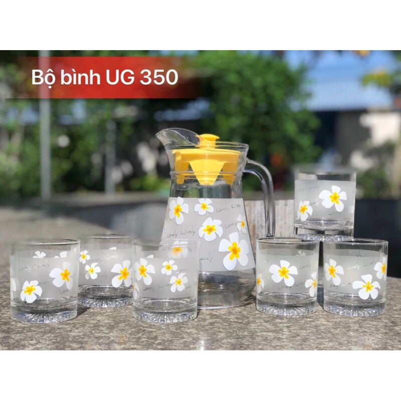 Bộ bình cốc Thủy tinh Thái lan cao cấp