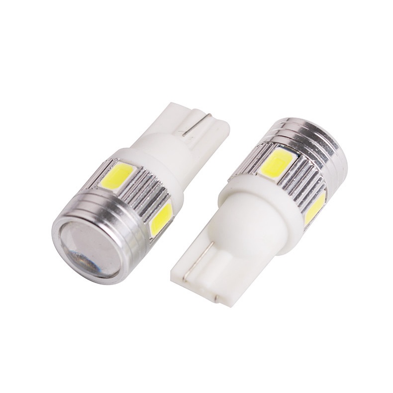 Đèn LED T10 Demi, Xinhan ô tô-xe máy 6 LED siêu sáng