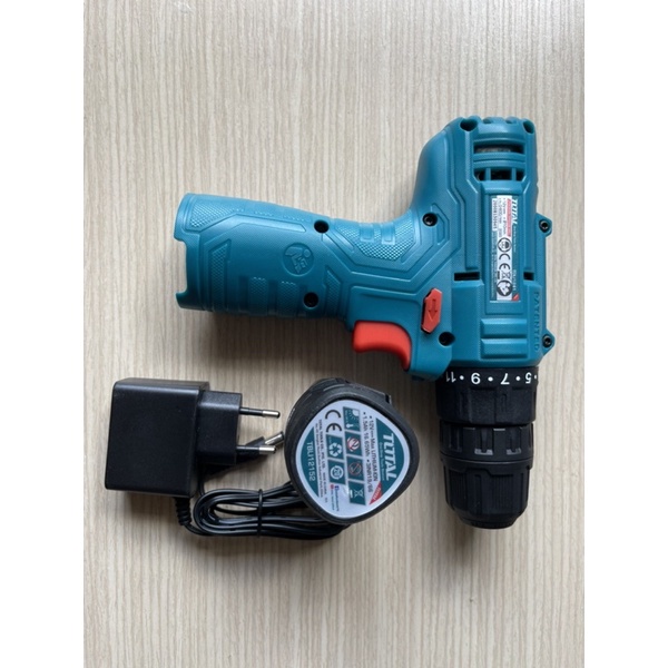 Máy khoan dùng pin 12V Total TDLI12415 + kèm 1 pin 1.5Ah + 1 mũi vặn vít