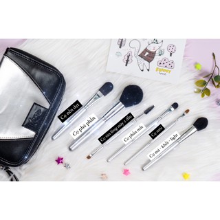 Bộ cọ missie by celin đen bạc