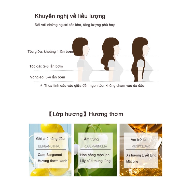 Dầu cam KIMTRUE chăm sóc tóc chất lượng cao 80ml