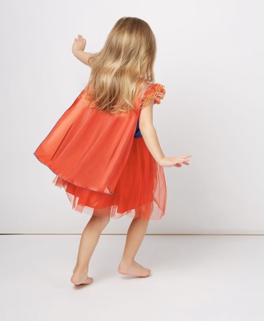 Bộ hoá trang Cô gái siêu nhân Super Girl George nhập UK có sẵn