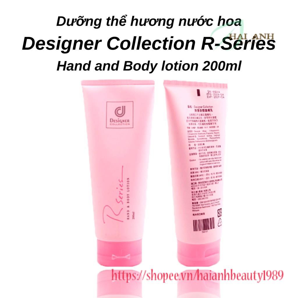 Dưỡng thể hương nước hoa Designer Collection R-Series Hand and Body lotion 200ml