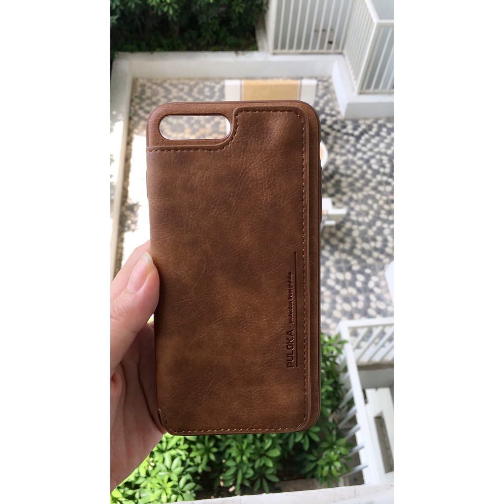[ Chính hãng ] Ốp lưng đa năng ví Puloka da xịn cho Iphone X / XS MAX / 7+ /8  PLUS / 11 / 11 PRO / MAX, đựng tiền, thẻ