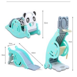 Cầu trượt bập bênh Gấu