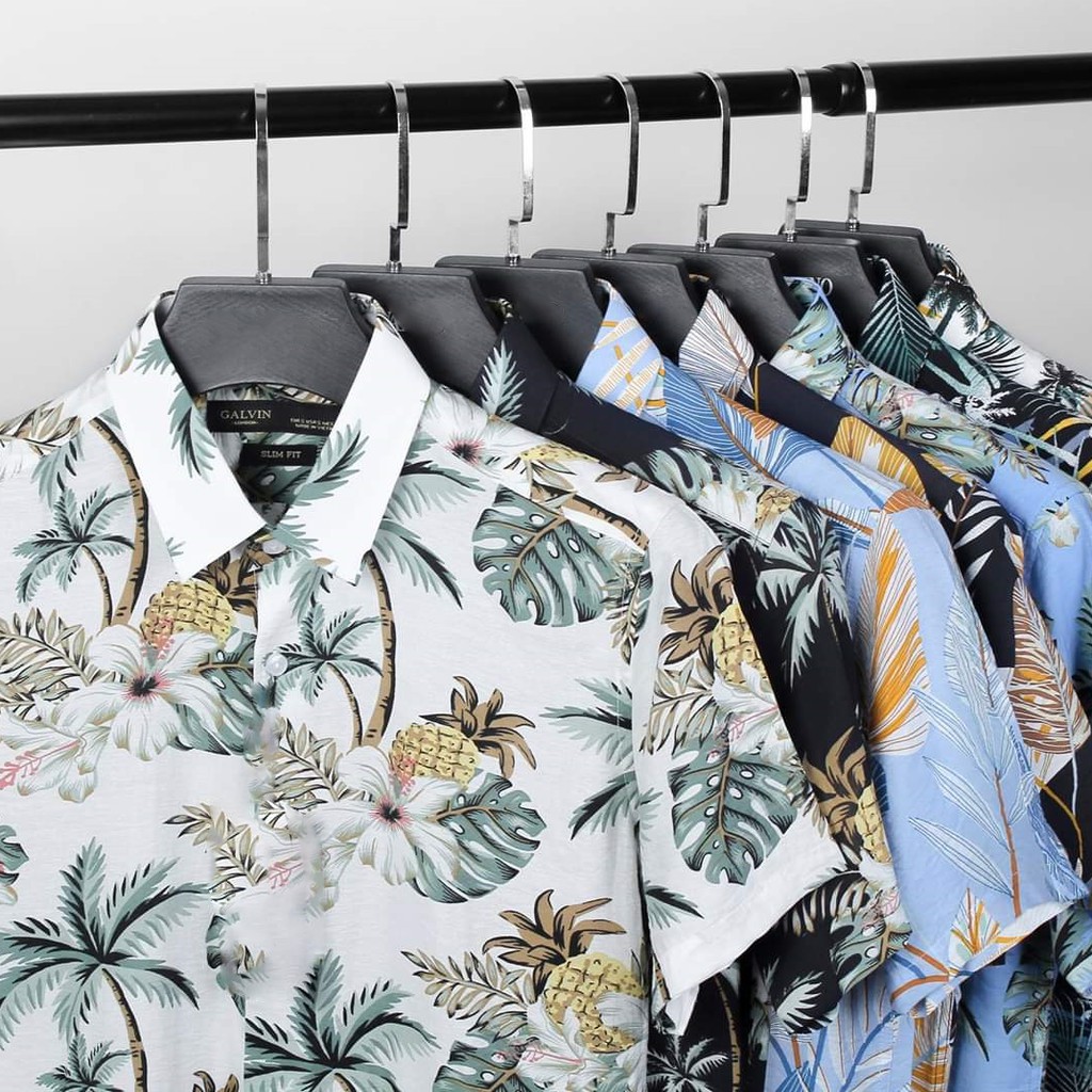 [Mã FAMAYMA2 giảm 10K đơn 50K] [Mẫu mới 2021] Áo sơ mi hoa lá cây áo đi biển phong cách Thái Lan | BigBuy360 - bigbuy360.vn