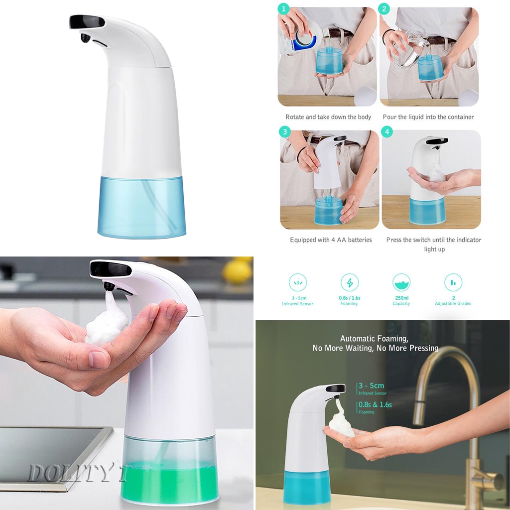 Bình Đựng Xà Phòng Cảm Biến Hồng Ngoại 250ml