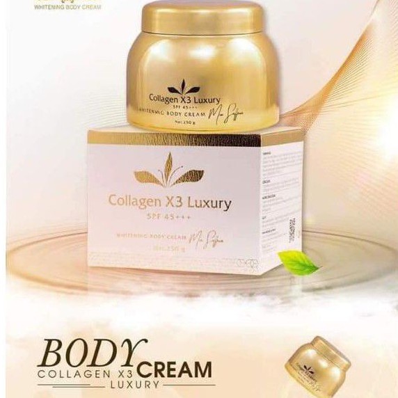 [CHÍNH HÃNG 100%] BODY COLLAGEN X3 LUXURY DƯỠNG DA CĂNG BÓNG