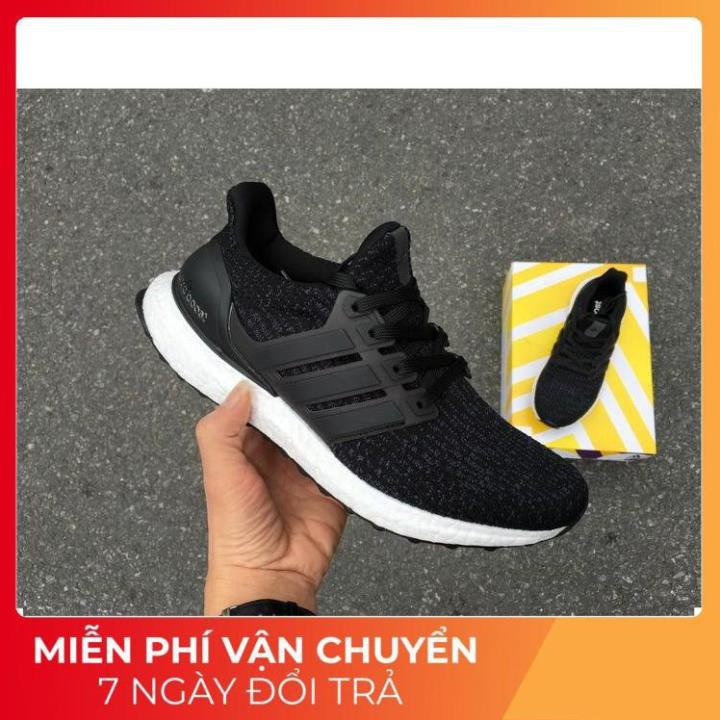 gg1   [Xả Kho] [GIẢM GIÁ] Giày THỂ THAO Ultra Boost 3.0 Đen Trắng Nam Nữ Giá Rẻ.