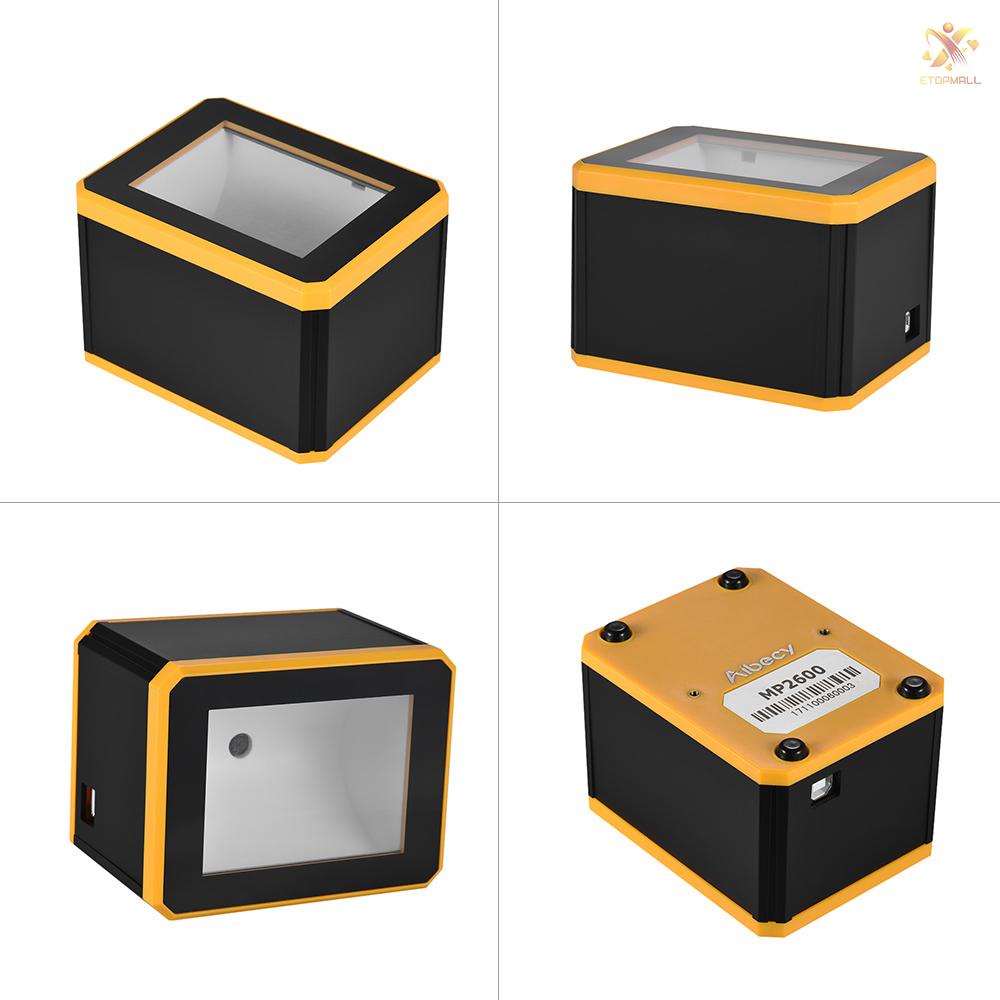 ET Aibecy Omnidiretional Barcode Scanner Platform 1D/2D/QR Bar Code Scanner Reader Presentation with USB Interface