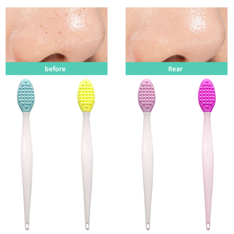 (Hàng Mới Về) 1 Bàn Chải Silicone Mềm Làm Sạch Sâu Loại Bỏ Mụn Đầu Đen Hiệu Quả | BigBuy360 - bigbuy360.vn