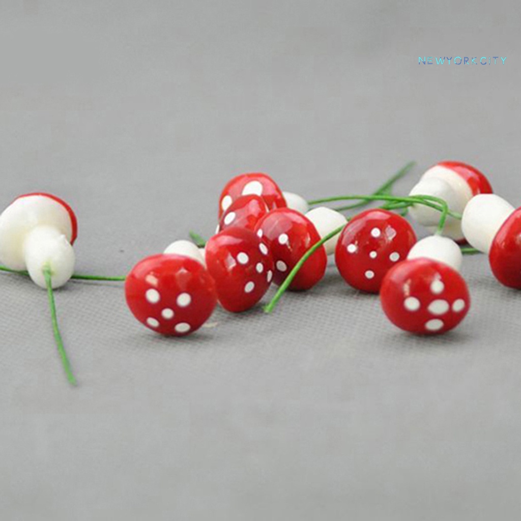 Set 20 Đồ trang trí Nấm Mini Trang Trí Sân Vườn