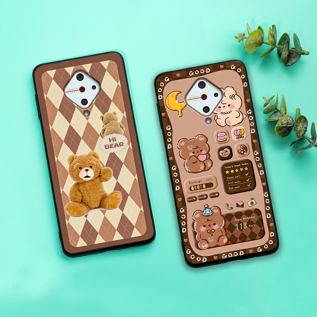 Ốp lưng Vivo S1 - Vivo S1 Pro in hình gấu bear dễ thương, bền đẹp