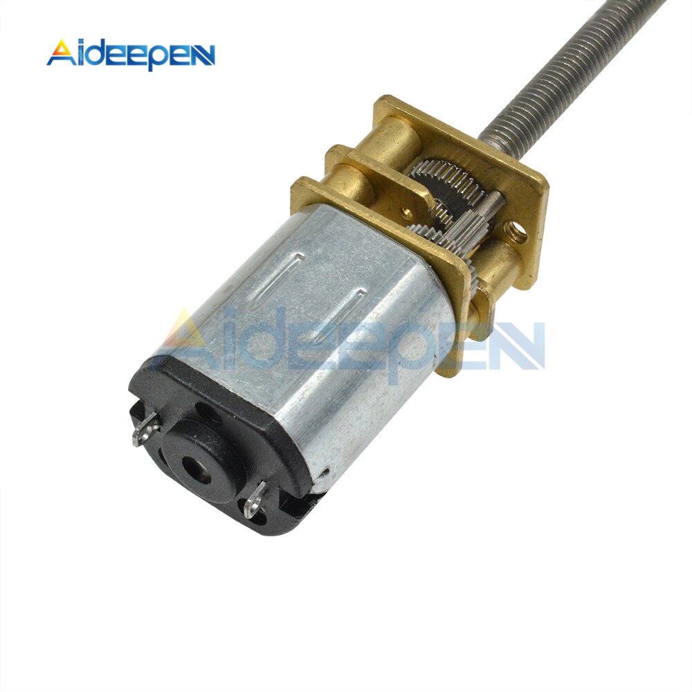 Động Cơ Giảm Tốc GA12-N20 DC 3V 6V 12V 15 30 60 100 200 800 1000RPM Kèm Vít M3 * 55 Cho Xe Tự Làm