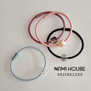 2 Cột tóc nữ hột pha lê vuông lập phương đơn giản dễ thương mẫu mới kute - namimi