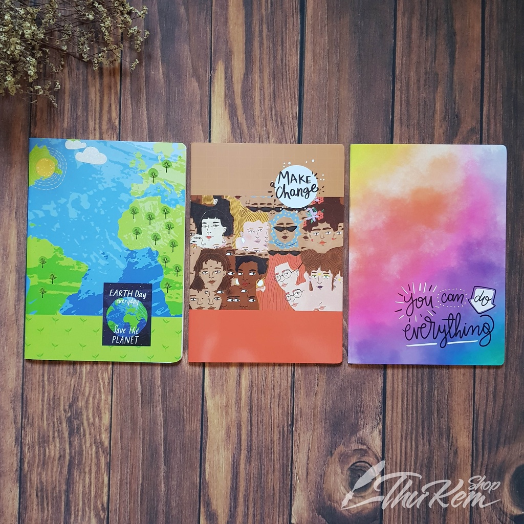 Vở kẻ ngang 80 trang BlueAngel kích thước 18.5 x 26.5 cm