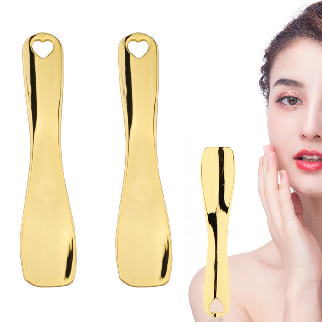 Thìa mini múc mỹ phẩm trang điểm kem dưỡng da bằng hợp kim kẽm