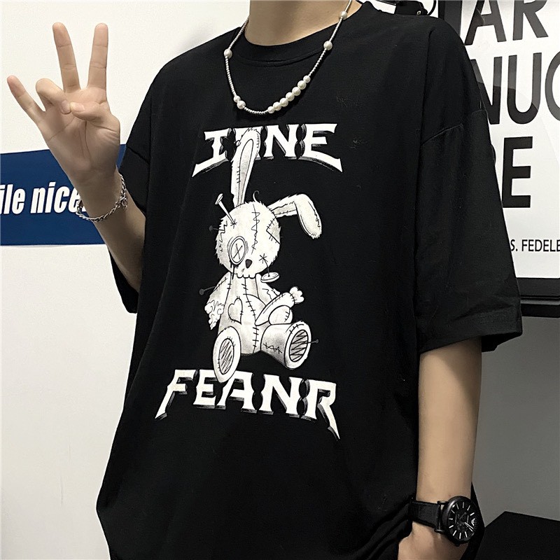 Áo thun tay lỡ form rộng unisex Neko.sg ATL229