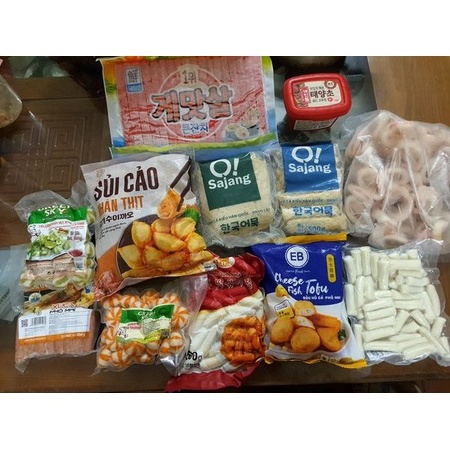 Set lẩu tokboki 600g gồm 9 vị đầy đủ, thơm ngon, cay nồng | BigBuy360 - bigbuy360.vn