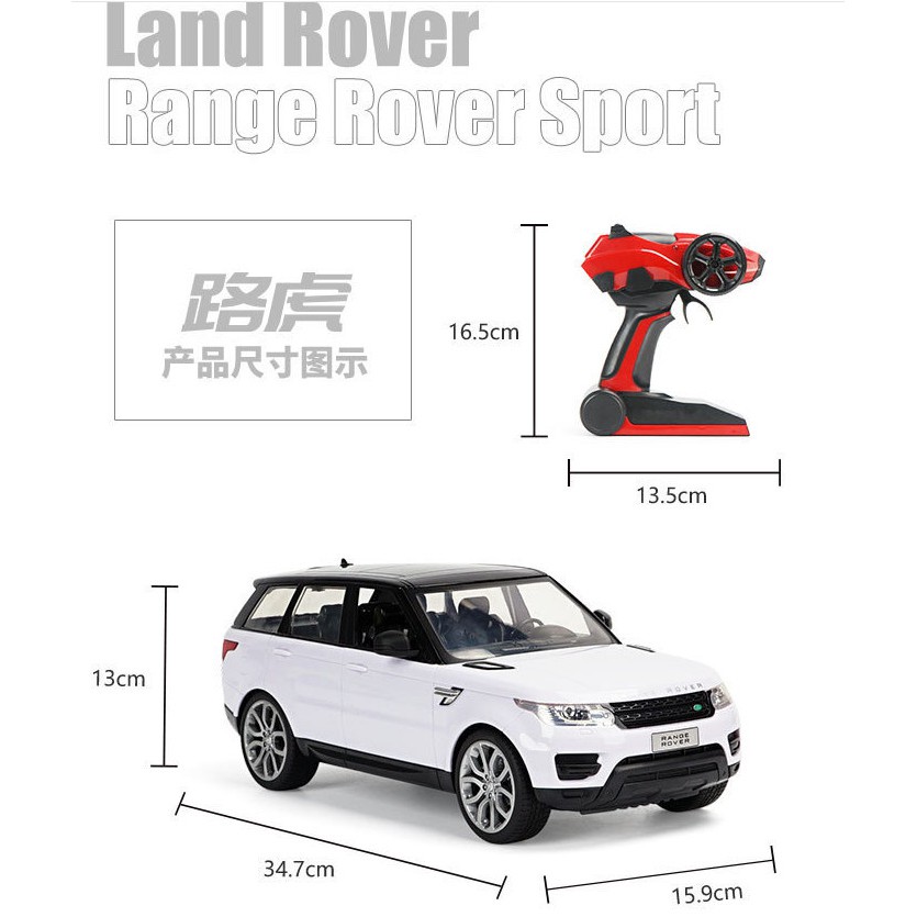 Mô hình xe Land Rover - Range Rover Sport ô tô điều khiển từ xa 1:14, sóng 2.4Ghz chống trùng tần số, đồ chơi ô tô
