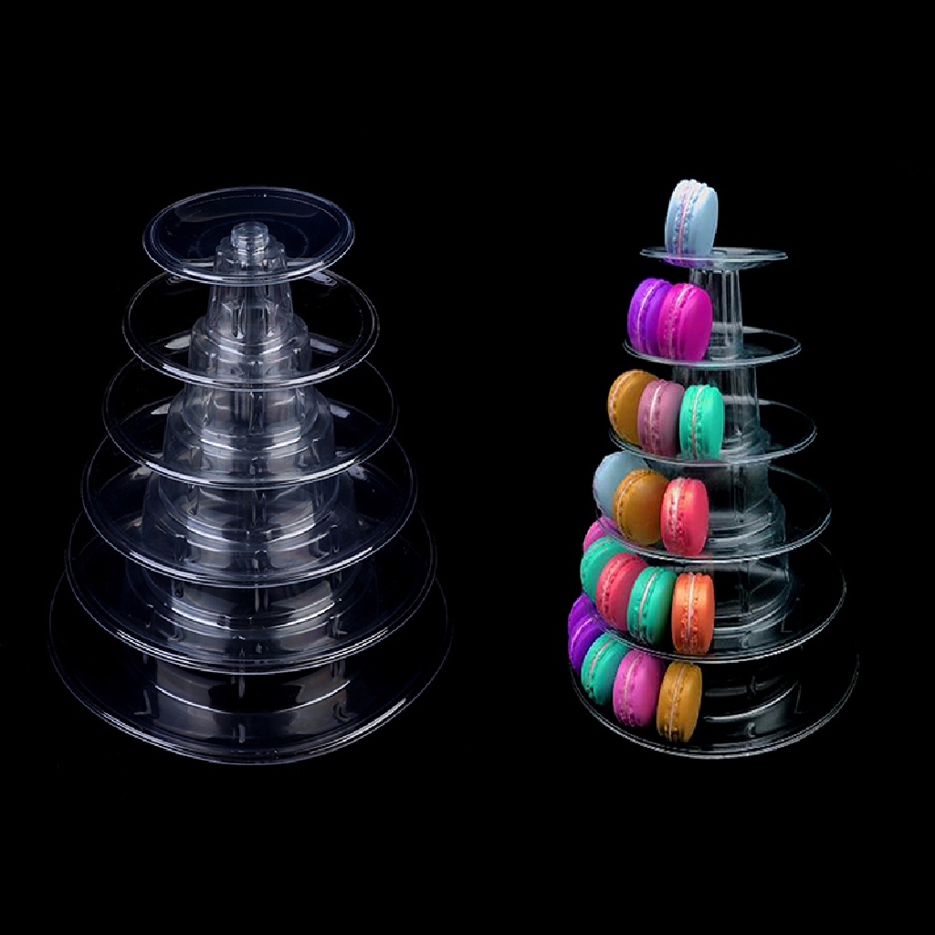 Giá Đỡ Trưng Bày Bánh Macaron 6 Tầng Tiện Lợi Dành Cho Tiệc Cưới / Sinh Nhật