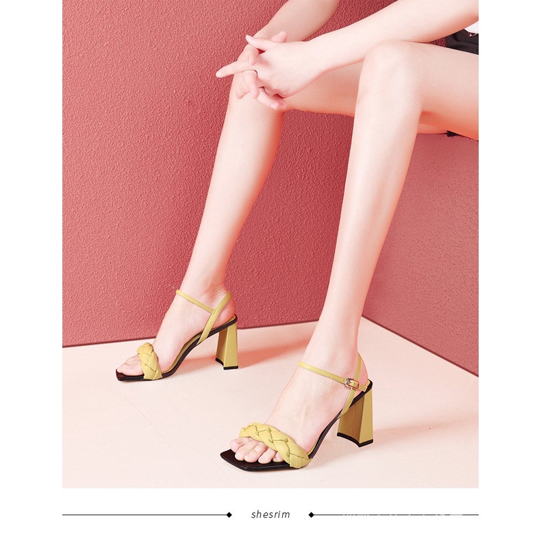 Giày Sandal Cao Gót Hở Ngón Thời Trang Mùa Hè 2022 Dành Cho Nữ