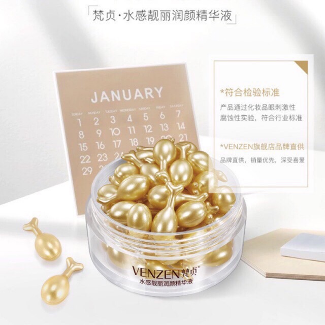 🎀! hộp 30 viên bôi dưỡnh da VenZen