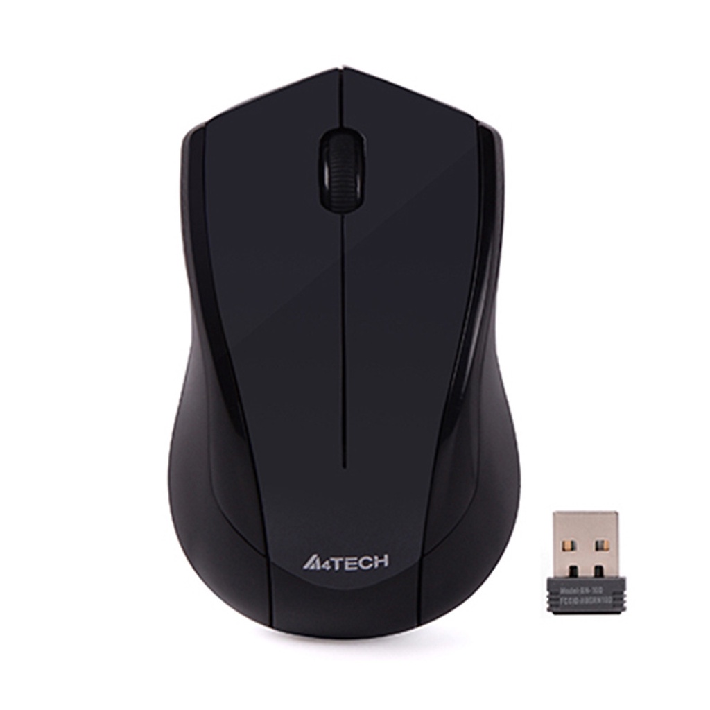 Chuột Không Dây Vtrack A4Tech G3-400N (màu đen) - Hàng Chính Hãng