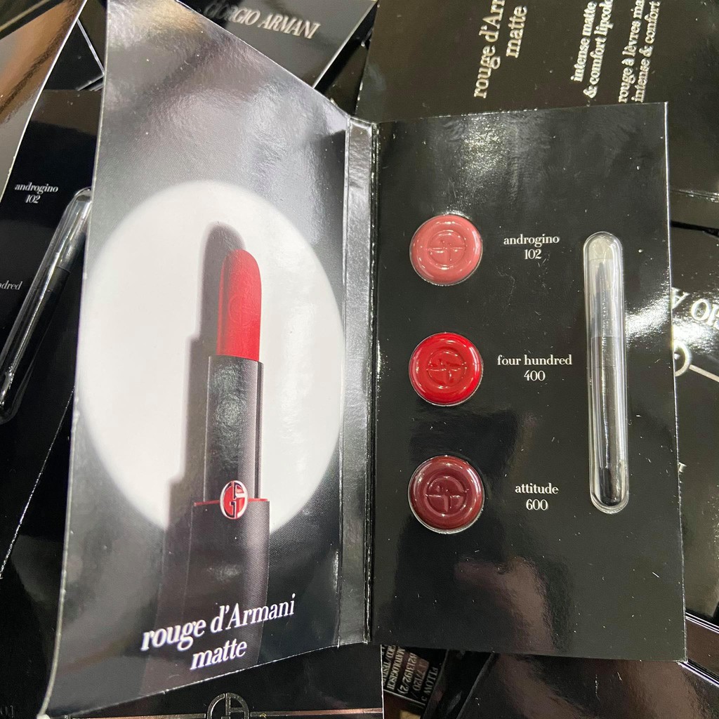 [Quà tặng] Vỉ son 3 màu Giorgio Armani Rouge d’Armani matte | BigBuy360 - bigbuy360.vn