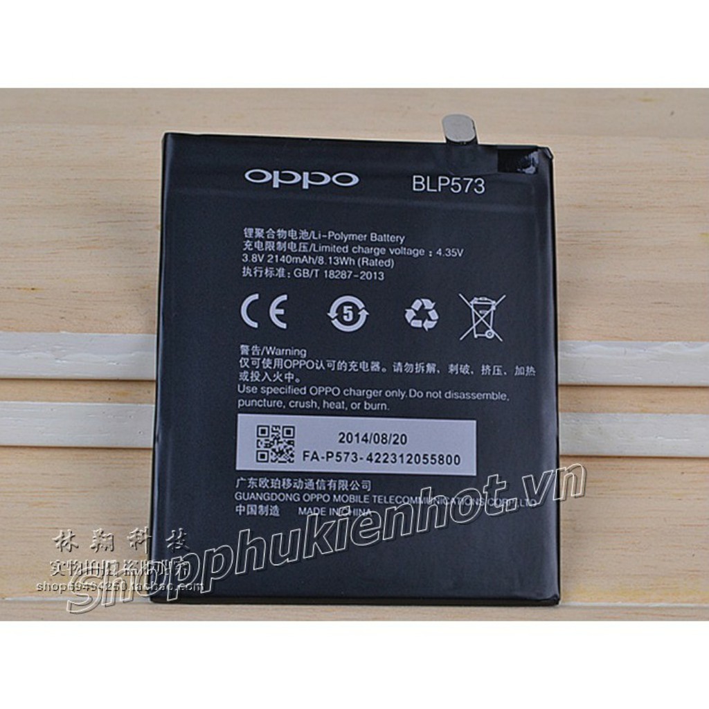 pin oppo N1 mini N5117 / BLP 573 xịn bao hanh 6 thang