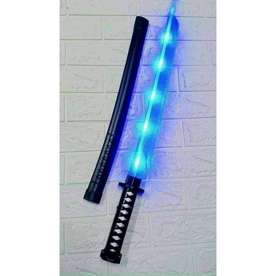 Kiếm phát sáng, kiếm Nhật Katana dài 68cm, có vỏ + đèn+ âm thanh