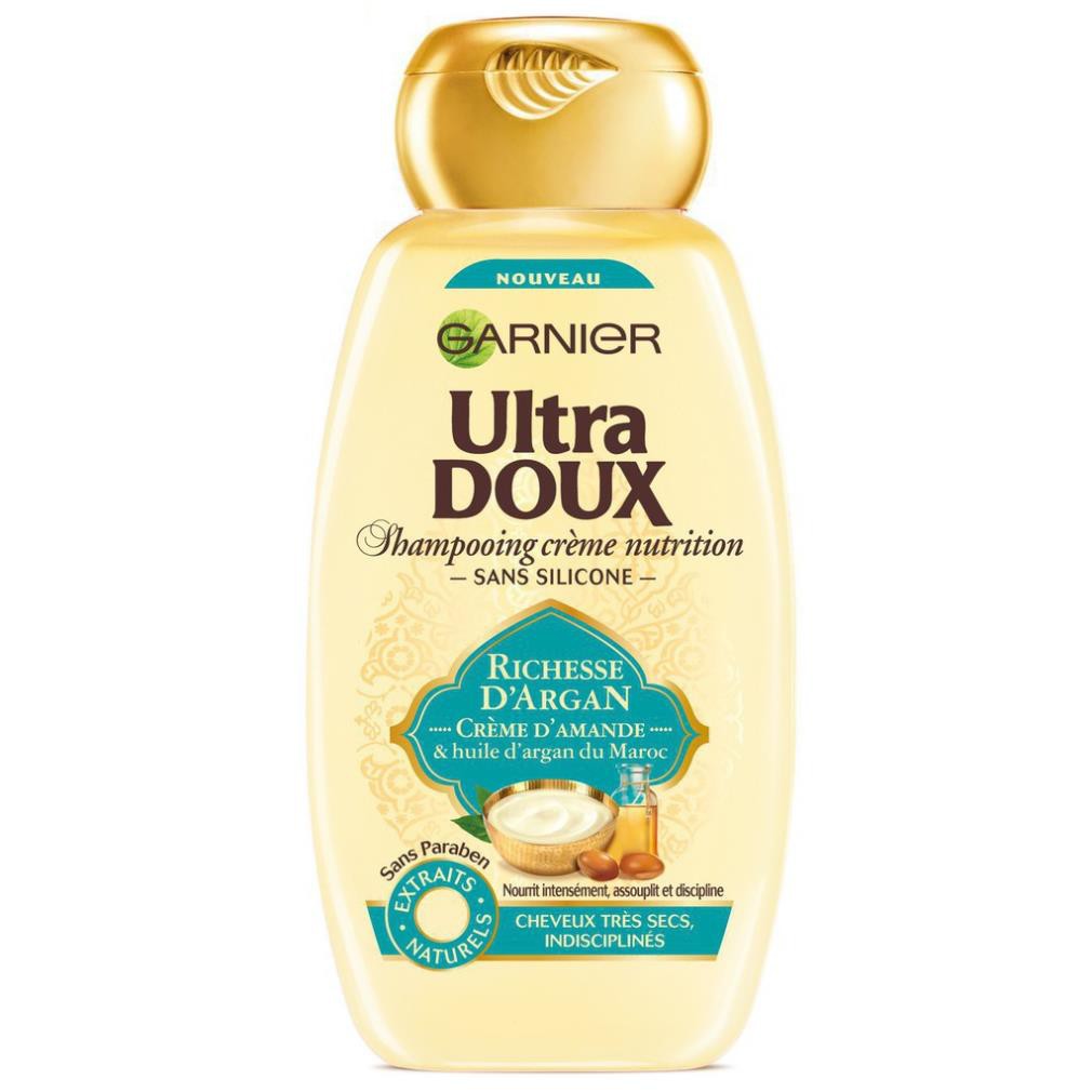 Dầu gội, xả 250ml/200ml Garnier Ultra Doux Nội địa Pháp