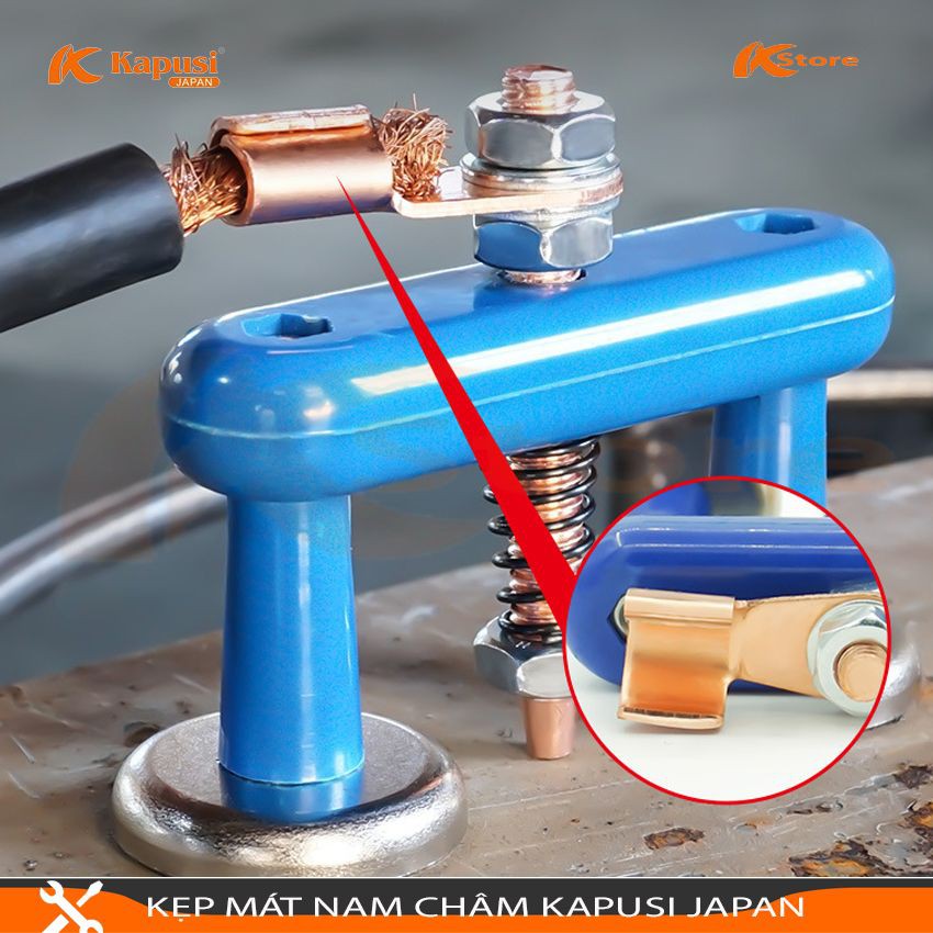 KẸP MÁT NAM CHÂM ĐÔI KAPUSI JAPAN 800A cao cấp