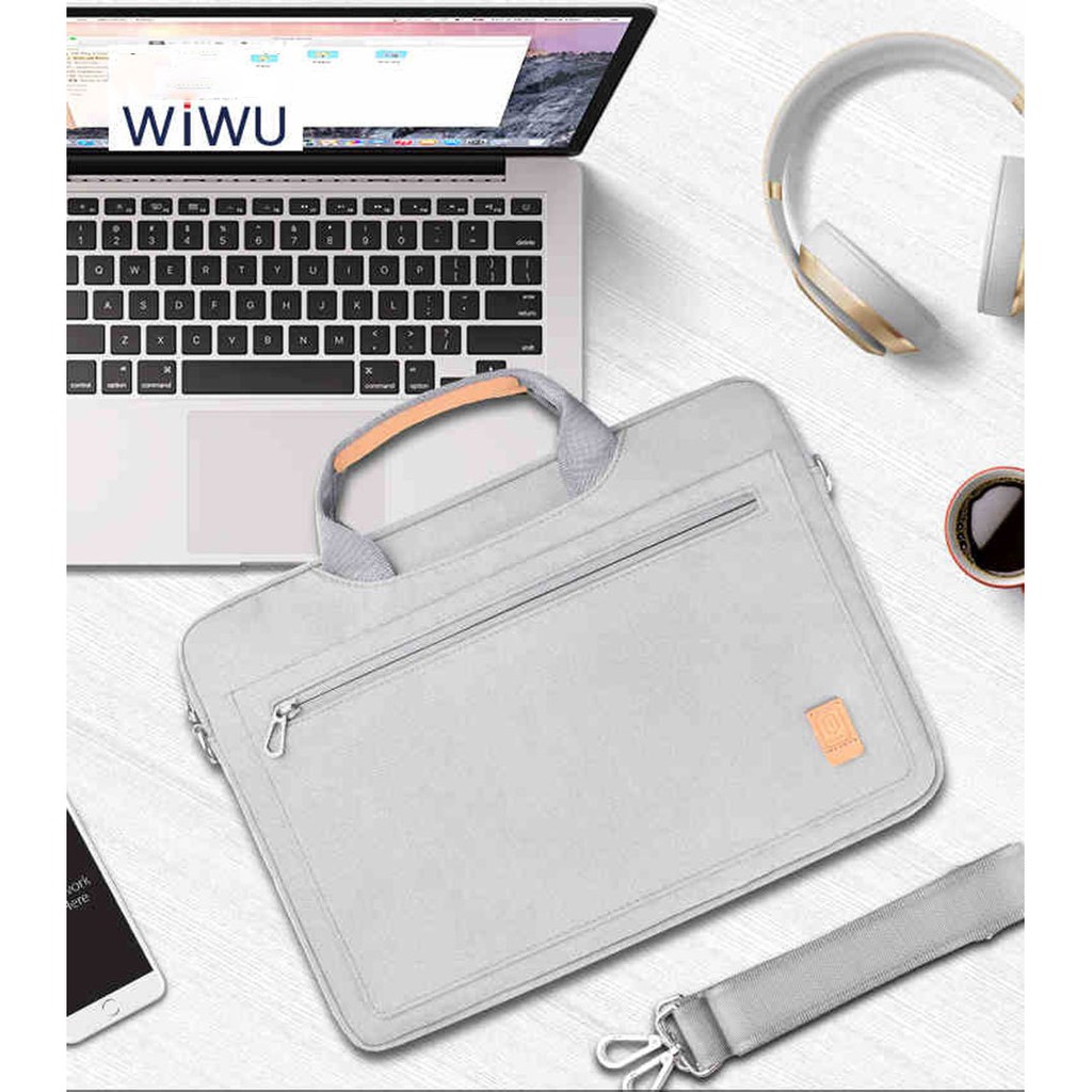 Túi Wiwu Pioneer Shoulder for Laptop/ UltraBook màu xám 13/15in