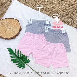 Sét 2 quần chất Petti cho bé