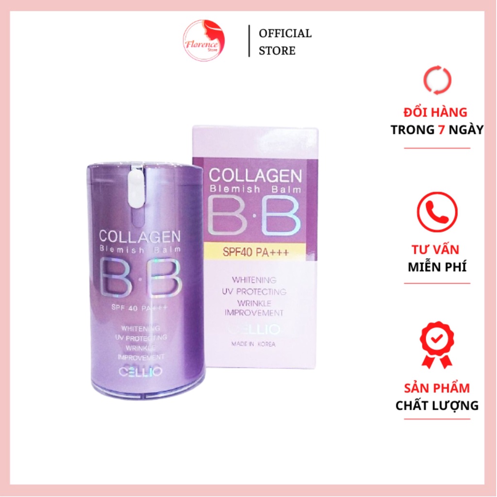 KEM NỀN BB Collagen Cellio HÀN QUỐC