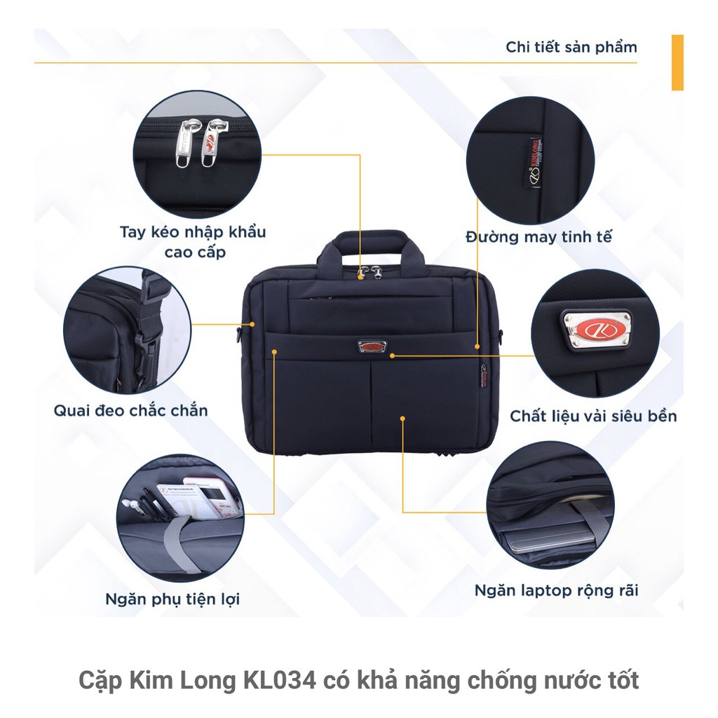 CẶP LAPTOP- CẶP ĐA NĂNG HỌC SINH CẤP 2 VÀ 3 CAO CẤP KIM LONG KL034 | BigBuy360 - bigbuy360.vn